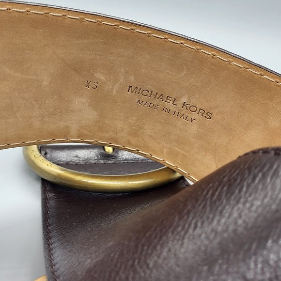Michael Kors Wide Leather Belt main image 10